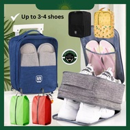 Portable Travel Shoes Organizer Storage Bag Pouch Luggage Handle Outdoor Beg Kasut Travel Beg Simpan