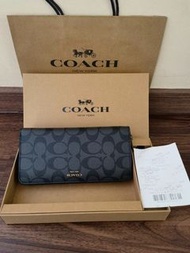 Coach long clsssic Coach logo wallet gift set men wallet long wallet with zip unisex wallet