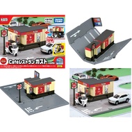 Tomica Town Café Restaurant Gusto (with Tomica Gusto Delivery Bike)