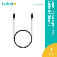 Samsung 5A Type C to C Cable 1M (Black / White)