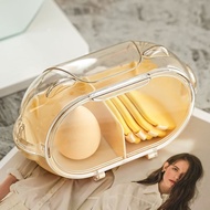 Desktop Beauty Egg Storage Box Anti-dust Puff Powder Storage Compartment Cosmetic Storage Organizing