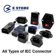 All Types of IEC AC Connector C8 / C13 / C14 / C15 / C19 / C20