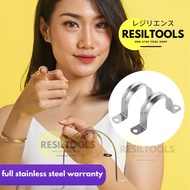 Per piece Clamp Omega Stainless Steel m 27 Clamp N Pipe Paralon Cable M27 BANDO U 27 mm Saddle Anti 