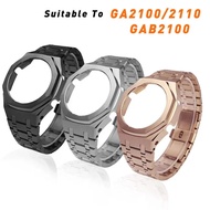 GA-2100 Metal Case Strap Mod Kit for Casio  Ga 2100 Ga-B2100 Stainless Steel Watchband Bezel Bracele
