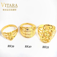 Cincin Emas 916 | Gold 916 Ring RK33+