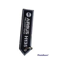 GANTUNGAN AIRBUS HELICOPTER H135 - REMOVE BEFORE FLIGHT KEYCHAIN EMBROIDERED KEYCHAN/ PREMIUM FLATRi