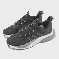 adidas 慢跑鞋 AlphaBounce+ 男鞋 黑 白 緩震 再生材質 運動鞋 愛迪達 HP6144