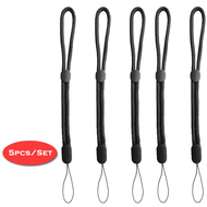 [5 Pieces] Mobile Phone Straps USB Key Short Lanyard Adjustable Hand Strap Wrist Rope Audio Anti-los