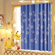 Simple Curtain Blocking Cloth Home Bedroom Balcony Blackout Curtain Bay Curtain Blocking Cloth Home 