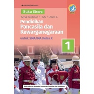 0043230110 - ERLANGGA BOOK (ORIGINAL) PPKN STUDENTS SMA MA CLASS 1 K13N ASSESSMENT