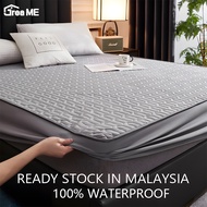 【Ready Stock】DreaMe 100% Waterproof Mattress Protector Mattress Cover Quilted Washable Fitted Sheet 