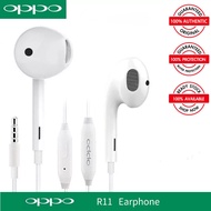 Original OPPO R11 Earphone with 3.5mm Jack Wired Controller Headsets for iPhone Xiaomi Huawei OPPO R15 OPPO Find X F7 F9 OPPO R17 A12