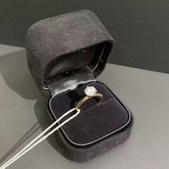 Tiffany 1克拉鑽戒18k金戒托52號，主鑽1.2ct，顏色G，淨度vvs2