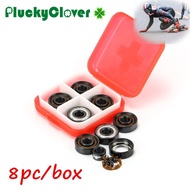 8pcs Bsb Swiss Speed bearing 608 Black Pottery Beads hybrid ceramic 6 balls fast bearing skate DIY E