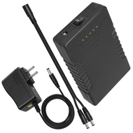 12V Rechargeable Lithium ion Battery Pack YB1206000, DC Output for LED Strip and CCTV Camera, 11.1V 