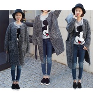 [OZNAARA] ★ 2014 FW Autumn New Work ★ Long cardigan with attractive design. It is stylish because it is three-dimensional weave of Bokashi! / Autumn clothes / setup / ladies fashion