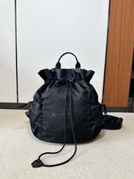 THE NORTH FACE 抽繩水桶背包 黑色 尼龍 全新