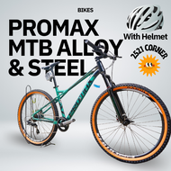 PROMAX ALLOY MTB 29 / 27.5 Alloy Mountain Bike Recreational Outdoor Exercise Cycling Mountain Bike A