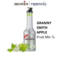 MONIN Granny Smith Apple Fruit Mix 1L. 6 Bottles 6