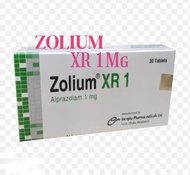 ZOLIUM XR 1 MG 1 PAPAN 10 TABLETS 5 PAPAN 50 TABLETS 10 PAPAN 100 TABLETS...