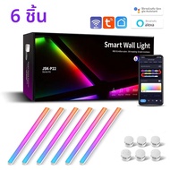 2025 ใหม่ LED สมาร์ท Wifi Wall Light DIY บรรยากาศโคมไฟกลางคืน RGBIC ไฟบาร์ APP จังหวะเพลง TV Backlig