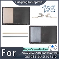 Plastic Case For ASUS VivoBook S510U A510 A510U X510 F510U S510 F510 LCD Back Cover Hinges Laptop Ho
