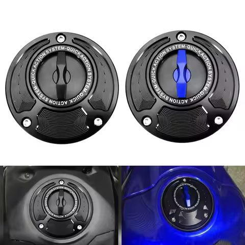 Motocycle Fuel Tank Cap Cover For YAMAHA YZF R1 R1M R3 R6 R7 YZF-R9 YZF R15 V3 R25 R125 750 FZ6 FZ8 