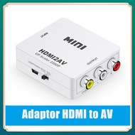 Mini HDMI To RCA AV/CVBS Adapter Support HD 1080P Mini HDMI2AV,Adapter HDMI TO AV Converter HDMI To