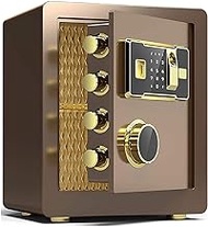Electronic Safe Box,Security Safe Box, Safes For Home Fingerprint Electronic Key Lock 36 32 40Cm Door Leaf 10Mm Surface Treatment Safebox