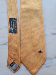 Vivienne Westwood 領帶 （黃色白色）