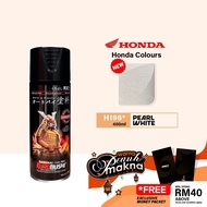 Samurai H196 Pearl White Honda Colour - Aerosol Coating Spray Paint for Automotive Car Motorcycle
