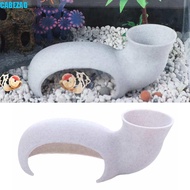 CABEZAG Aquarium Underground Tunnel, 3D Printing Decorative Fish Shrimp Hide Caves, Tank Accessories