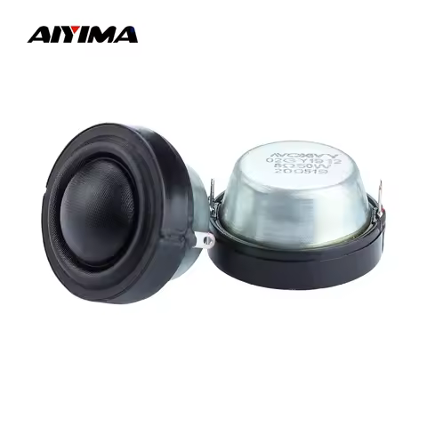 AIYIMA 2Pcs 1.25 Inch 34MM Tweeter Speaker 4 8 Ohm 50W Dome Speaker Audio Treble Speaker Mini Speake