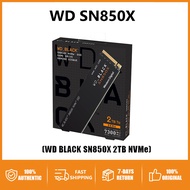 SSD สำหรับเล่นเกมภายใน WD สีดำ1TB 2TB แบบดั้งเดิม SN850X NVMe แบบโซลิดสเตทไดรฟ์-Gen4 PCIe M.2 2280สูงถึง7,300เมกะไบต์/วินาที