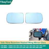 Side Rearview Heated Mirror Glass For BMW 5 7 series E38 E39 728i 730d 730i 735i 740i 740d 750i 520i