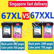 Compatible HP 67 Ink HP67 Black HP67XL Ink Cartridge for HP 2821E 2700 2332 2333 2330 2732 2733 2734