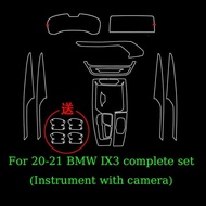 For BMW IX3 2020-2023 Car Interior Center Console Dashboard Navigation TPU Anti-scratch Protector Fi