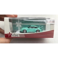 [Ready Stock Orphan] FuelMe FuelMe 1: 64 Porsche 993 RWB Tiffany Blue Resin Material, with Original 