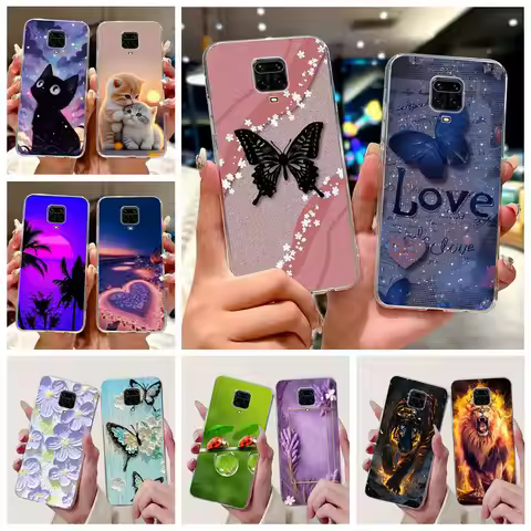 For Xiaomi Redmi Note 9 Pro Case Luxury Painted Cover Soft Silicone Phone Case For Redmi Note 9 Pro 
