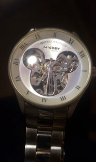 Mickey Mouse Limited Edition 機械錶古董米奇老鼠（mickey mouse）限量版鏤空機械腕錶