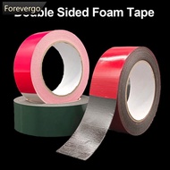 FOREVERGO 10M Double Sided Foam Tape Black PE Sponge Ultra-strong Self-adhesive Waterproof Heavy Dut