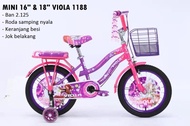 Sepeda Anak - Sepeda Mini Anak Perempuan Viola Ukuran 16/18 Inch