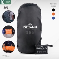 Raincoat Sarung Tas Gunung 80L Raincover Backpack Waterproof