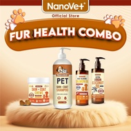 Nanovet Fur Health Combo for Cat and Dog Cat Fur Supplement Dog Supplement