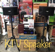 Original Videoke Set Platinum karaoke player 18,000++ songs WITH SONGBOOK and KONZERT KCS-212 Speaker and Amplifier system 150w x2 with BT/USB/FM FREE 2 speaker stand and 1 platinum microphone/TESTED BEFORE SHIP OUT