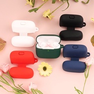 【Fashion】Solid Color Silicone Earphone Soft Cases Compatible For Baseus Bowie 30 with Hook