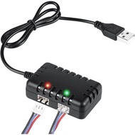 Kabel Pengecas URGENEX 2S 7.4V 1 ke 2 Pengganti Pengecas USB untuk Kereta RC SCX24 1A dengan Penyamb