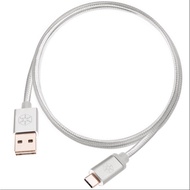 Mitre 3C Digital-SilverStone SilverStone CPU04 Silver USB To Type-C 0.5m/1.8m Transmission Cable