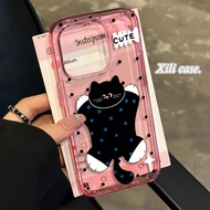 HITAM Transparent Soft TPU Case OPPO A3X A3 Reno 12F PRO 11F A60 Realme C61 A16 A5 A9 2020 A31 C65 C