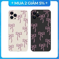 OPPO A18/A15/A38/A57/A58/A54/A55 Case TPU Camera Protective Edge Pink Bow